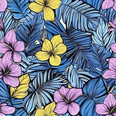 Stunning Tropical Floral Pattern
