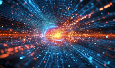 Obraz premium Quantum sensor for dark matter detection