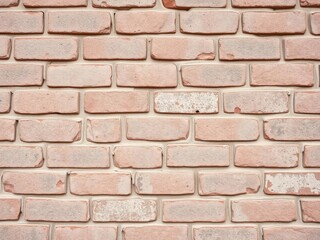 Obraz premium Close-up of weathered brick wall with rough texture, detail, urban