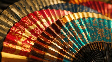 Vintage Paper Fan Collection