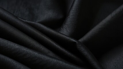 Here's a  and keyword list for your image.. Black fabric texture, luxurious soft folds.