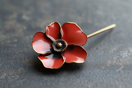 poppy brooch for remembrance day