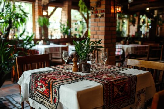 Ukrainian dish banosh served at eatery