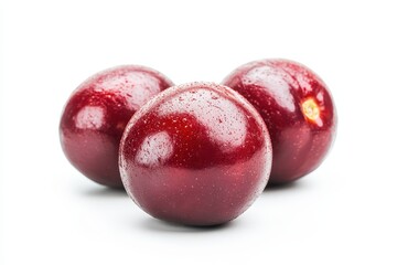 Obraz premium White background with jujube or Chinese date