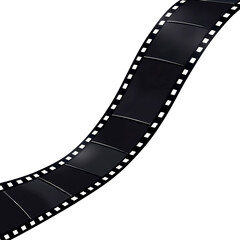 Fototapeta premium Roll of film. Film strip isolated on transparent background. Film strip png. Photo strip