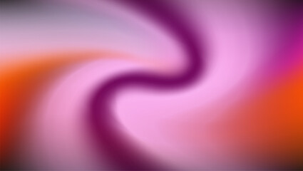Fototapeta premium Vibrant abstract vector illustration with a swirling gradient blend of pink, purple, orange, and red tones. The dynamic flow creates a sense of motion and energy, perfect for modern artistic designs.