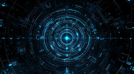 Obraz premium digital artificial intelligence