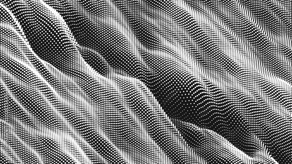 Sticker point wave diagonal texture. abstract dot background. technological cyberspace background.