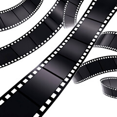 Roll of film. Film strip isolated on transparent background. Film strip png. Photo strip