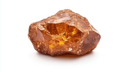 Obraz premium Nugget isolated on white background, full depth of field