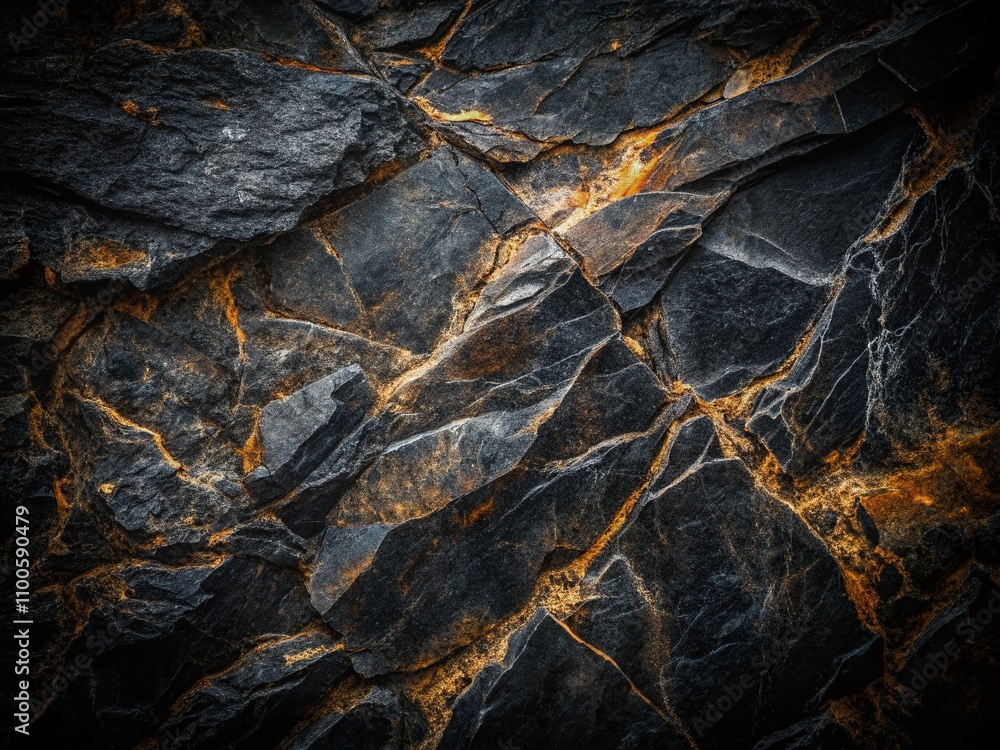 Aufkleber black dark stone background texture for creative projects, ideal for copy space, featuring unique pa