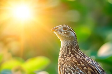 close up quail