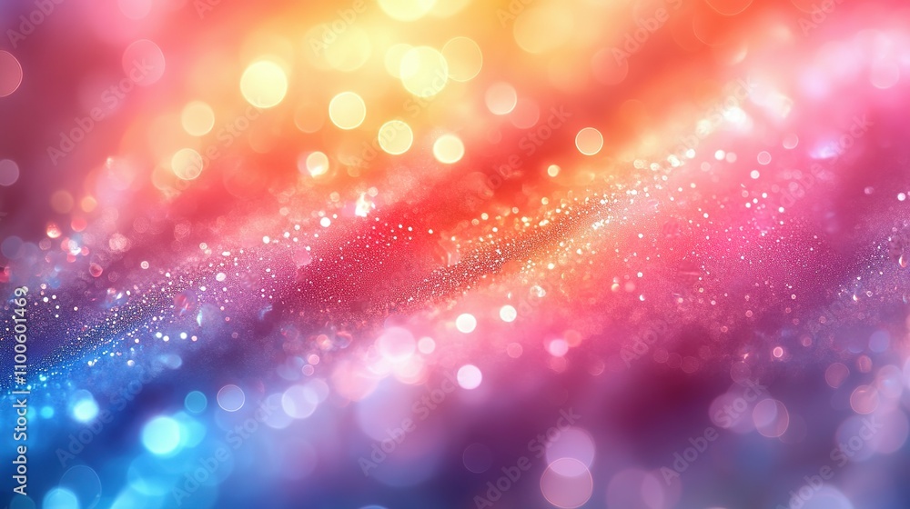 Aufkleber abstract colorful bokeh lights background design