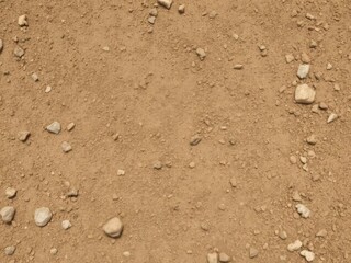 Fototapeta premium Rough and gritty dirt texture with natural earth tones and small rocks scattered throughout, rocks, gritty texture