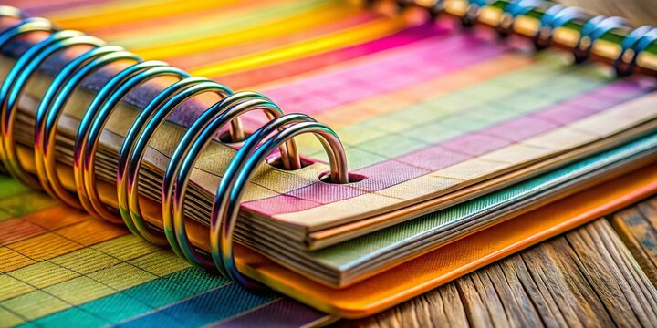 Captivating Storyboard Notebook Page Template Design for Creative Projects, Storyboard Journal, and Logbook Featuring Detailed Macro Photography Elements - Powered by Adobe