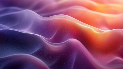 Obraz premium Abstract Purple Orange Wave Gradient Texture