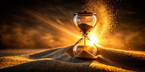 Capturing the Essence of Time: A Low Light Photography Scene Emphasizing Urgency and the Importance of Seizing the Day Before It's Too Late