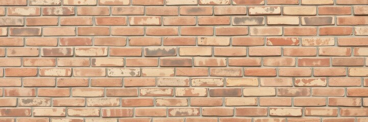 Obraz premium Abstract background of weathered brick wall, with rough texture and earthy tones, pattern, design