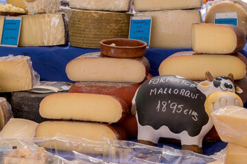 K&auml;severkauf, Marktstand, Mallorca