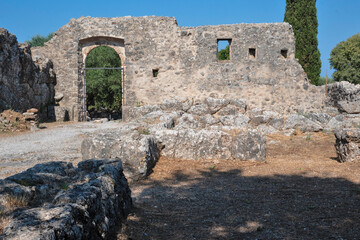 Ruins of Necromanteion of Acheron, Epirus, Greece