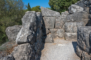 Ruins of Necromanteion of Acheron, Epirus, Greece