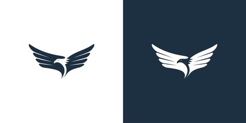 isolated eagle logo.Symbol icon Design Template.
