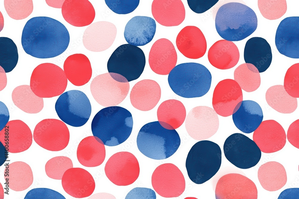 Poster colorful abstract dots pattern on white background for design use