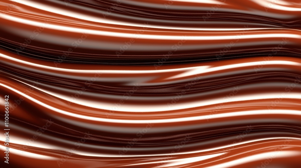 Poster smooth chocolate texture background with elegance and depth