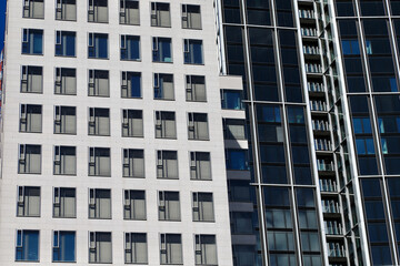 Fototapeta premium modern office building with windows