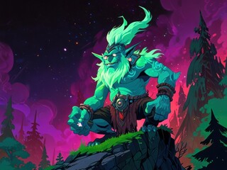 the troll shades glow with its magic aura