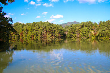 Obraz premium 三段池公園
