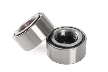 Ball bearing isolated on white background.