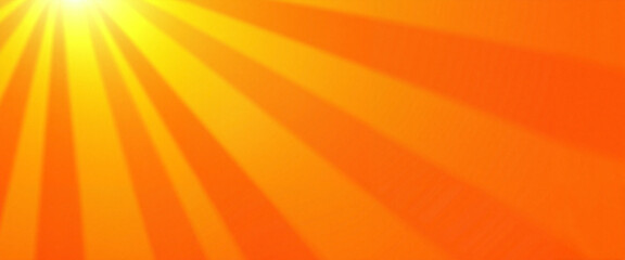 Obraz premium Vibrant sunburst effect, abstract design, yellow orange, energy