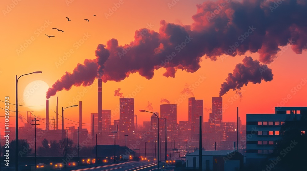 Poster ai solutions for addressing environmental problems like pollution monitoring