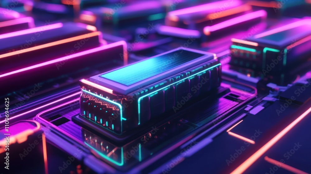 Aufkleber battery designed for blockchain mining, optimizing energy efficiency for digital currencies