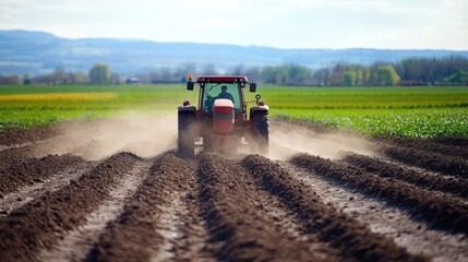 Obraz premium Environmental problems stemming from industrial farming practices