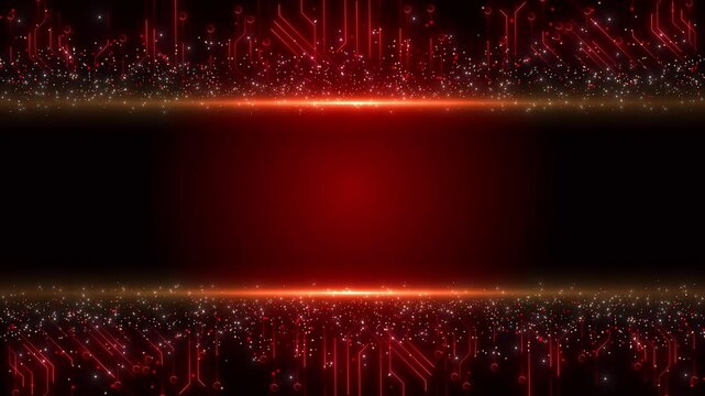 Networking Technology Circuit Board Abstract Lines Communication innovation Background. AI artificial intelligence deep machine learning concept. Processor chip, tech environment, blockchain. 4K 3D