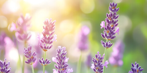 Obraz premium Lavender Field in Full Bloom