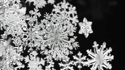 Winter's Artistry: A Collection of Stunning Snowflake Designs