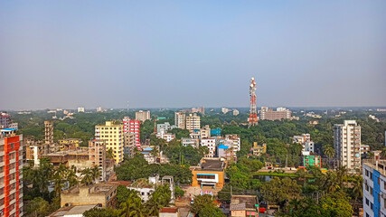 Naklejka premium View of the city