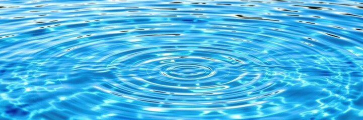 Vibrant water ripples creating a soothing wallpaper background, texture, watercolor