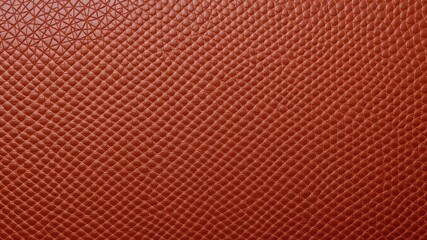 Fototapeta premium Brown leather texture background with intricate embossed pattern, close-up, design