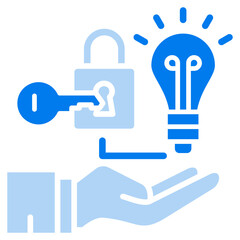 Obraz premium Intellectual Property Icon