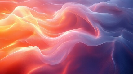 Fototapeta premium Abstract Waves of Color Gradient Hues