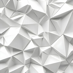 White 3D Abstract Geometric Background