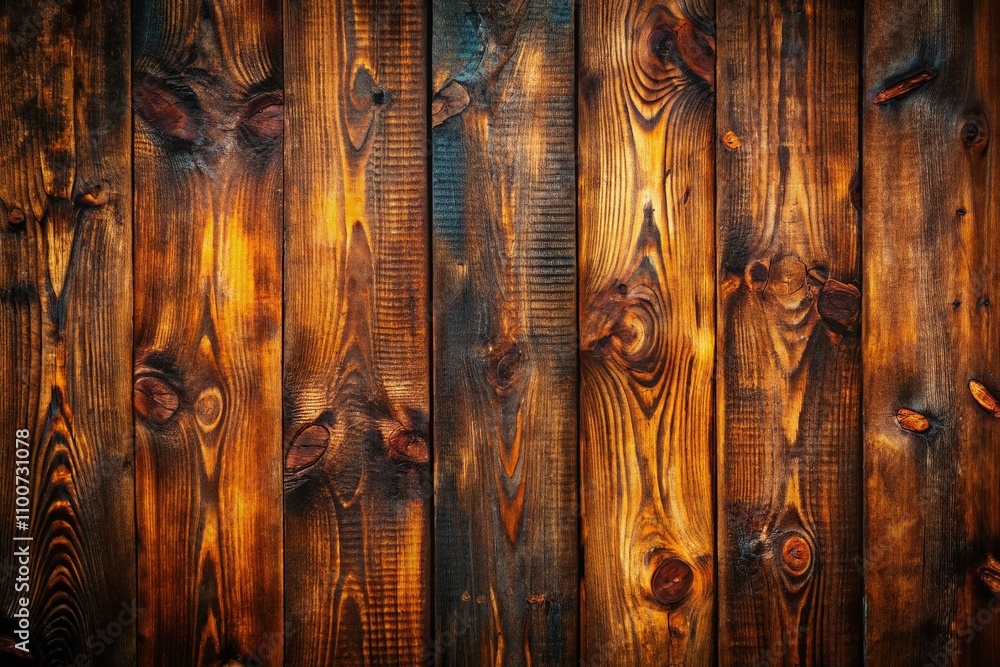 Poster old grunge dark textured wooden background with brown wood paneling and copy space for text or desig