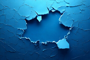 Cracked Blue 3D Background