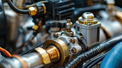 Pneumatic Engine: A compressed air-powered engine, typically used in small vehicles or tools, providing efficient and environmentally friendly motion for industrial applications.
