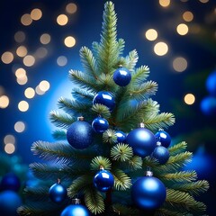 christmas tree with balls