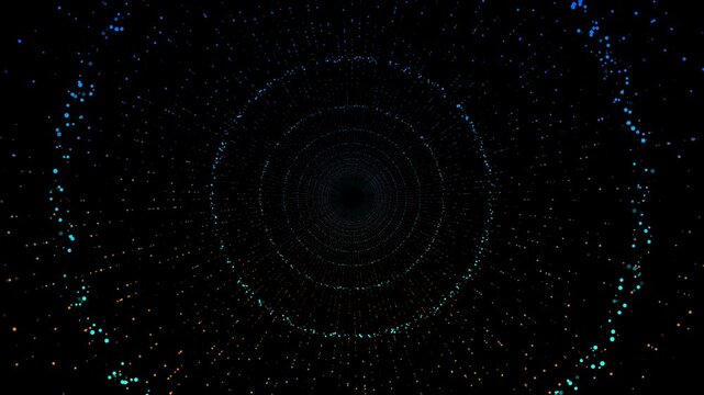 AI artificial intelligence data Network connections technology digital cyberspace digital matrix on blue background. digital data concept. digital data high-speed internet, Future technology 4K 3D